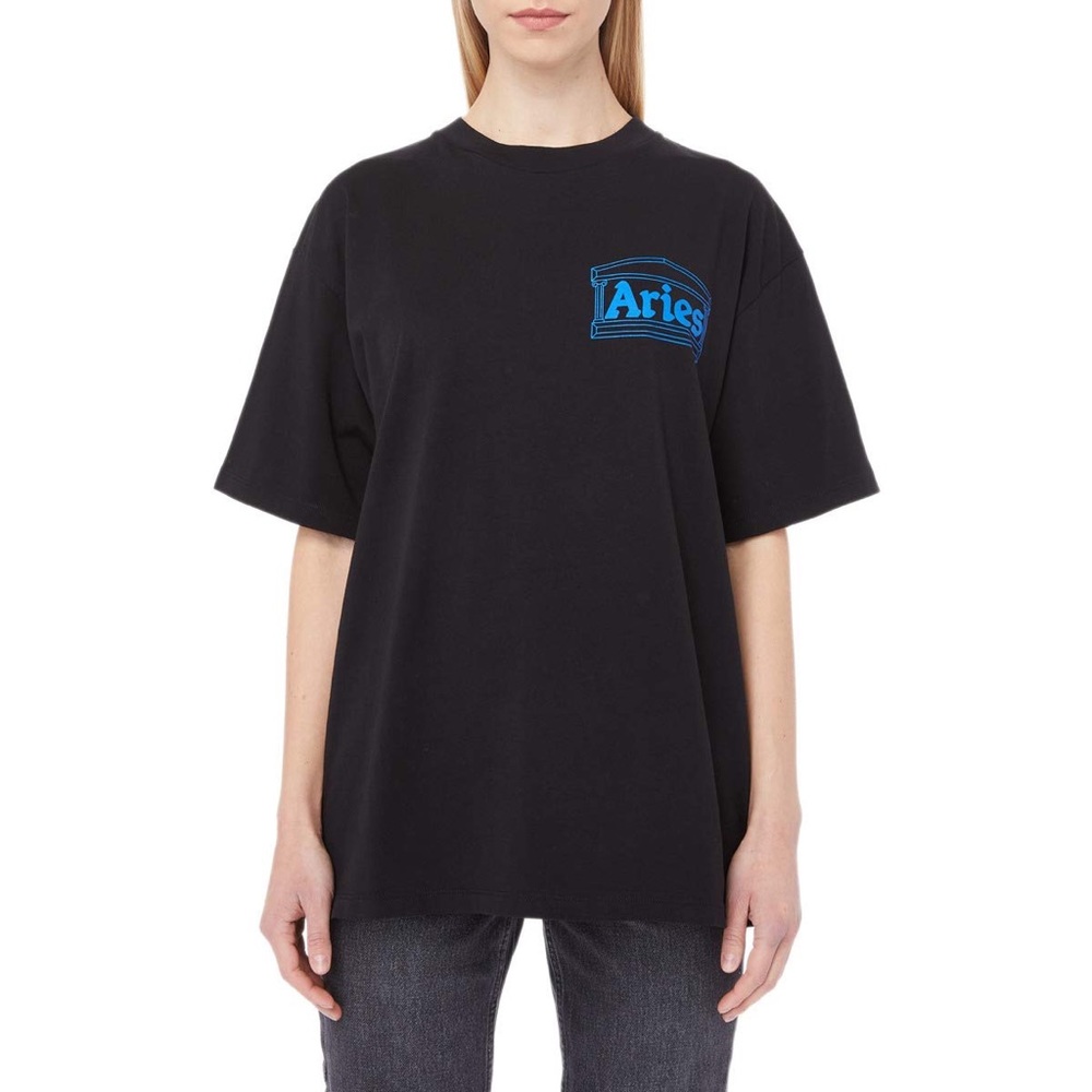 Aries classic temple short sleeves tee black XXS NWT